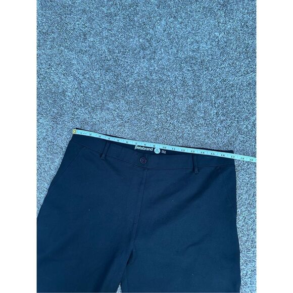 Betabrand Premium Dress pants Yoga Pull On Flare Bootcut Wide Leg Black XLP - Picture 9 of 12